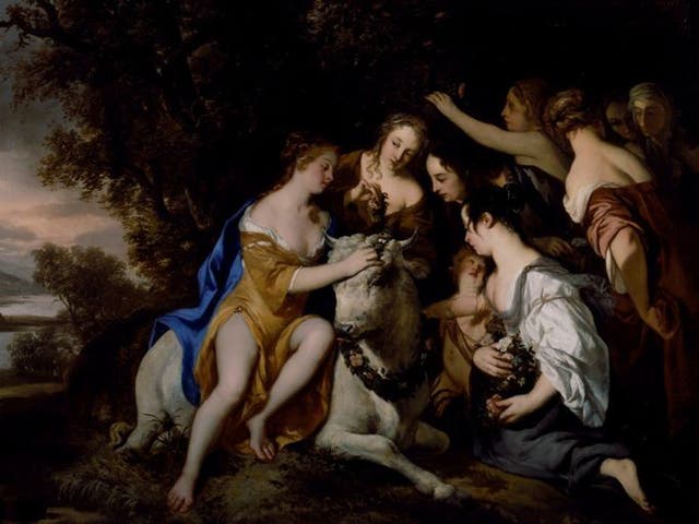 'The Rape of Europa' predates the portraits for which Sir Peter Lely is famous