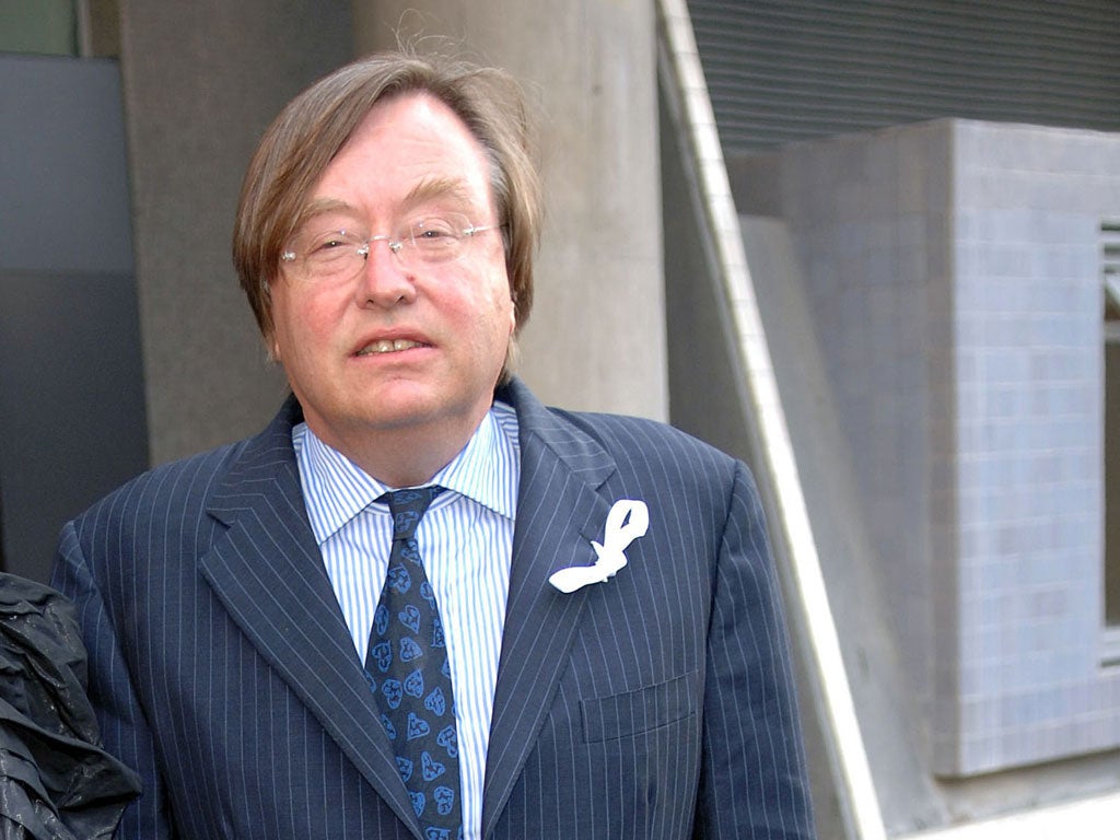 David Mellor regrets angry row with sweaty stupid taxi driver Get a better education before you try being sarcastic with me The Independent The Independent image