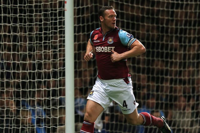 Kevin Nolan found the back of the net in midweek