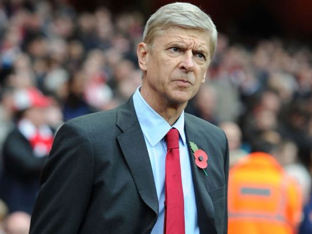 Arsene Wenger: Arsenal manager blamed failure to beat Fulham
on playing three games in a week