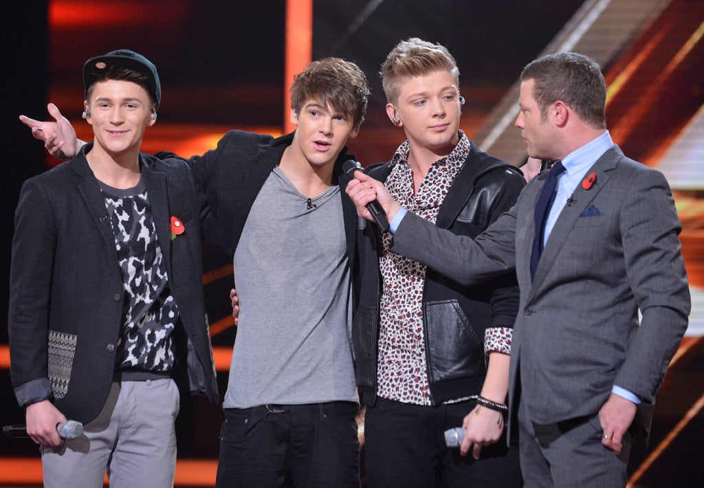 District 3 react to being voted off X Factor last night