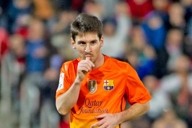 Messi has now scored 76 goals in 2012