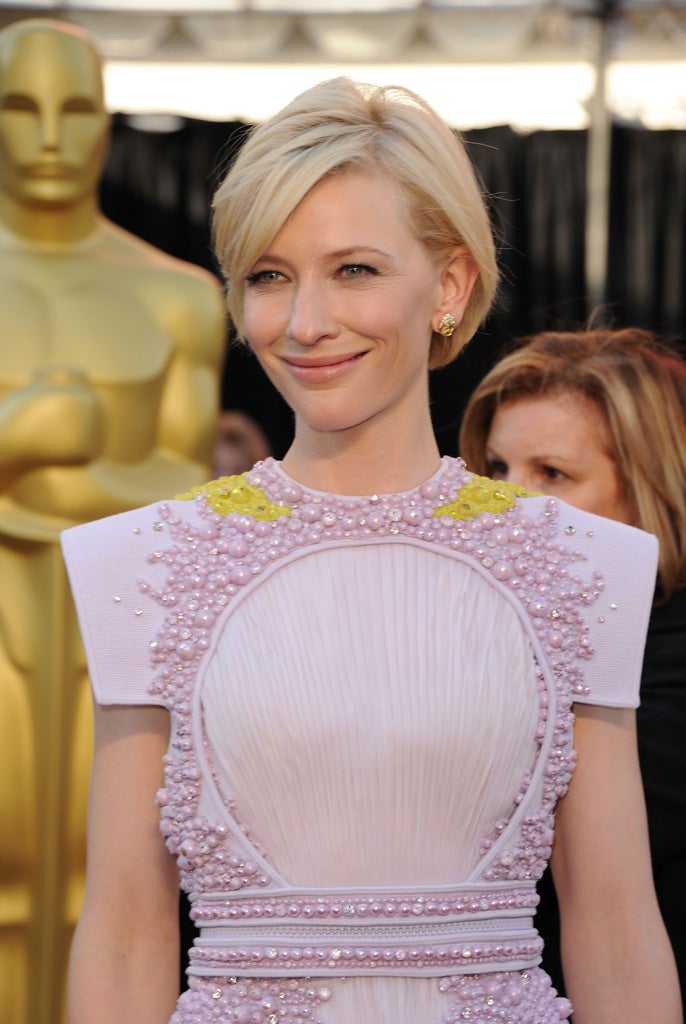Cate Blanchett at the Oscars in 2011