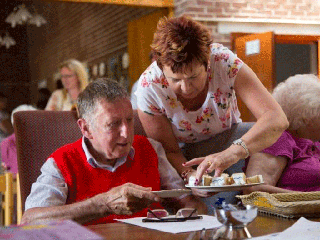 Not forgotten: the memory-loss cafe in Southam, Warwickshire, where people with dementia and their carers meet and talk