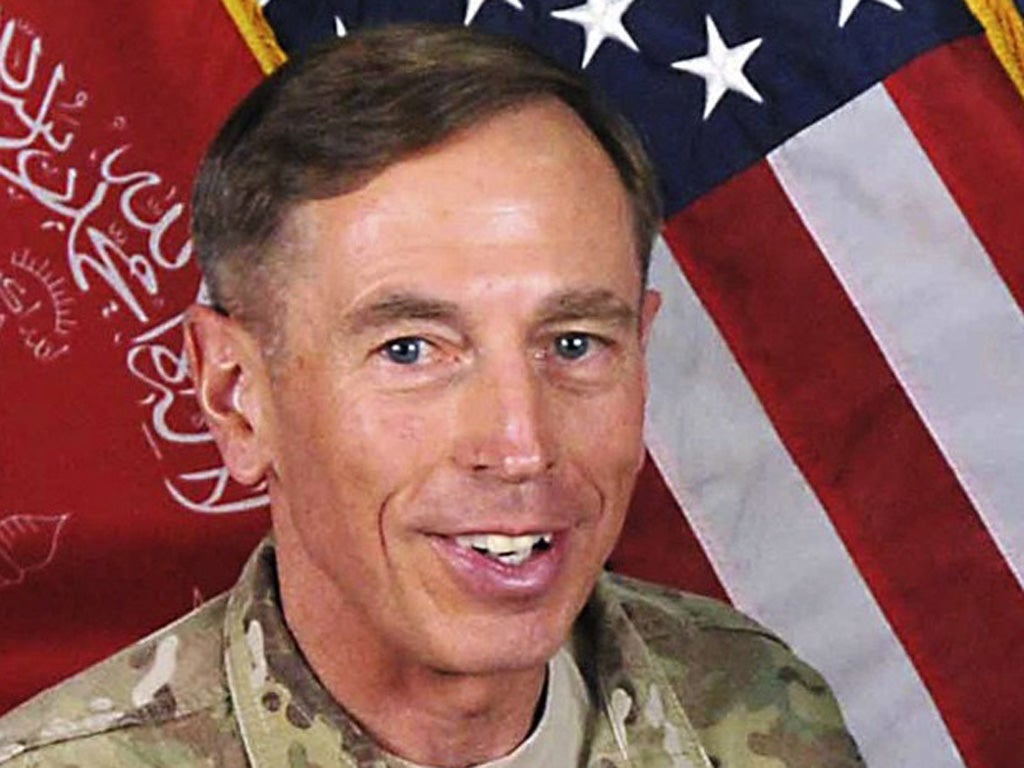 David Petraeus, pictured, is said to have devoted the days since his resignation to a so-far-futile effort to placate his wife