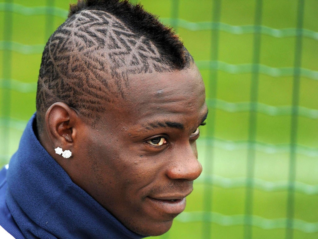 Mario Balotelli: The striker was left out of City’s squad to face Spurs on Sunday