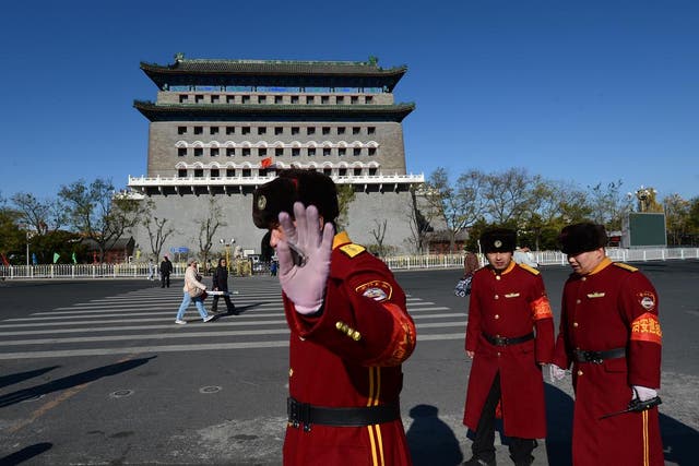 Security is tightened ahead of China's transition of leadership