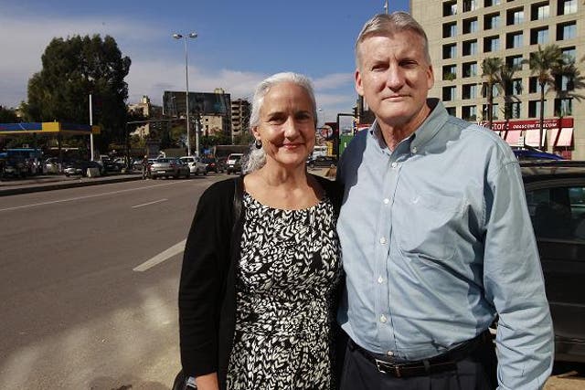 Mark and Debra Tice, the parents of Austin Tice, an American journalist who has been missing in Syria since August 2012