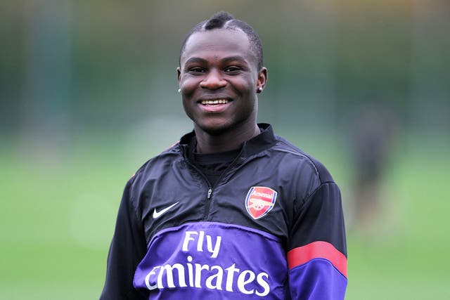 Frimpong has made two appearances for the Gunners this term