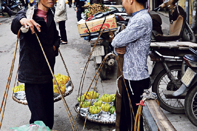 The flavour of the streets: fruit vendors in Hanoi