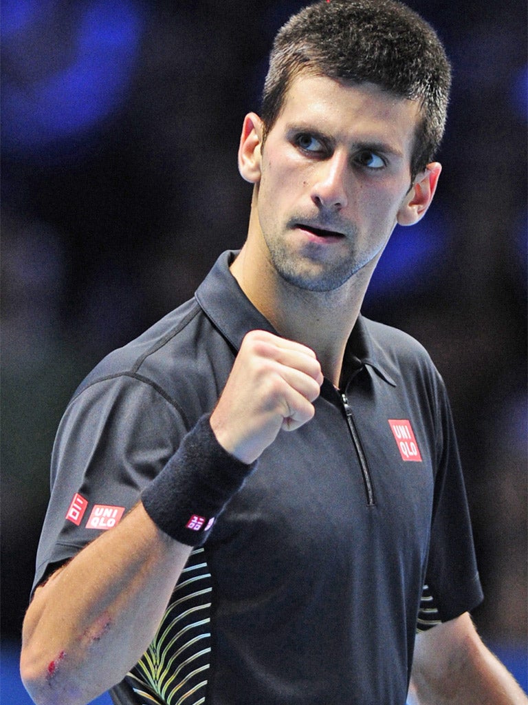 Djokovic has ended the season as world No 1 for the second successive year