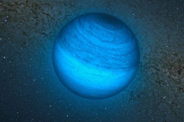 CFBDSIR2149 is about four to seven times the mass of Jupiter and is passing through space at the relatively close distance of 100 light years from our own Solar System