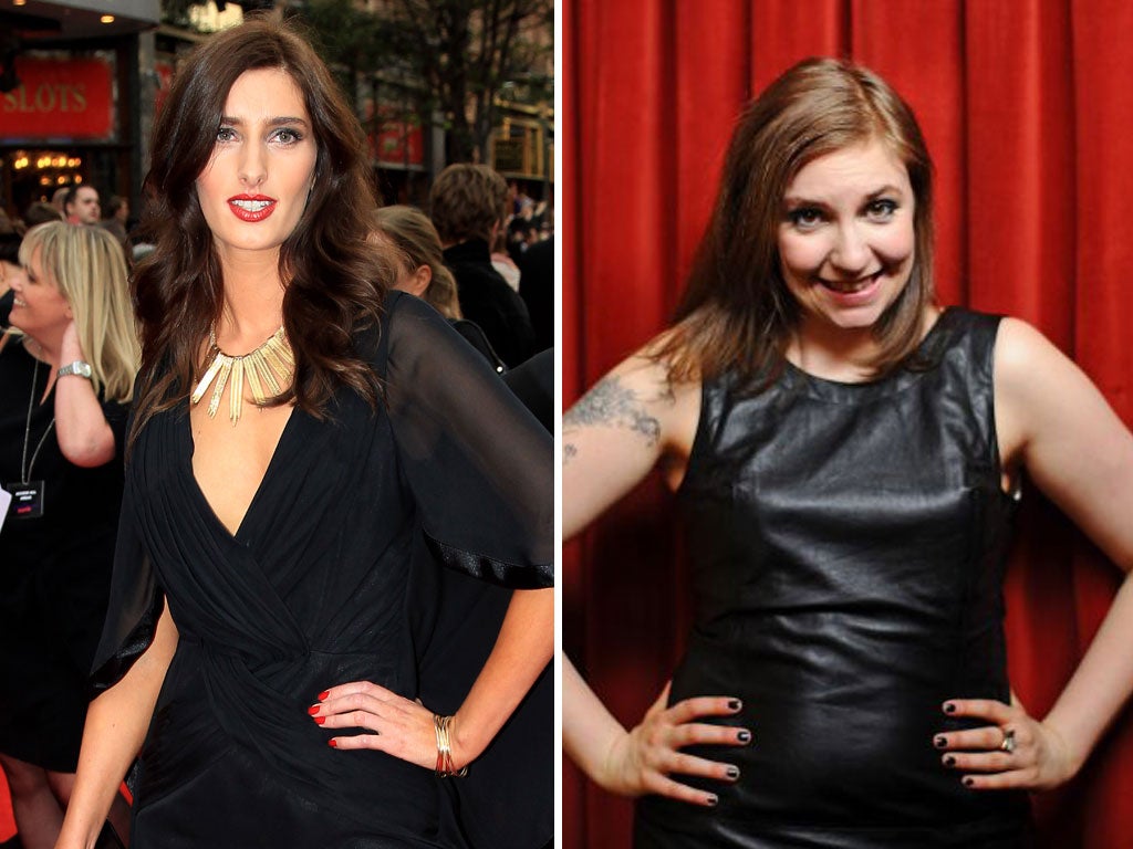 The difficulties of being a twentysomething: Could Jessica Knappett (left) be the next Lena Dunham (right)?