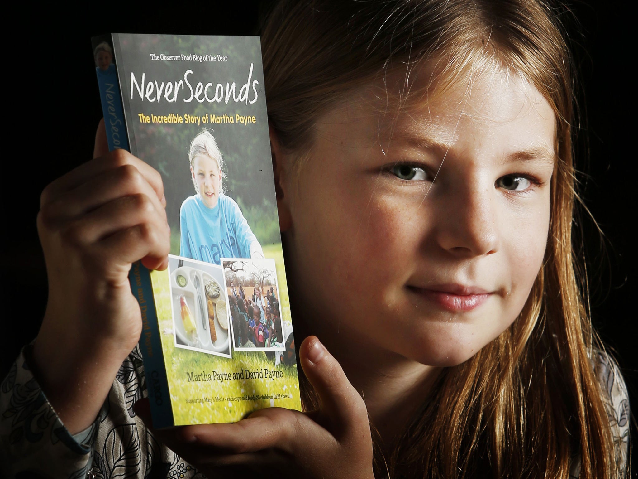 Martha Payne who blog Never Seconds has been turned into a book
