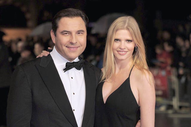David Walliams, who earlier this year said he has battled depression and tried to commit suicide several times, married  Dutch model Lara Stone two years ago at Claridge's hotel in central London