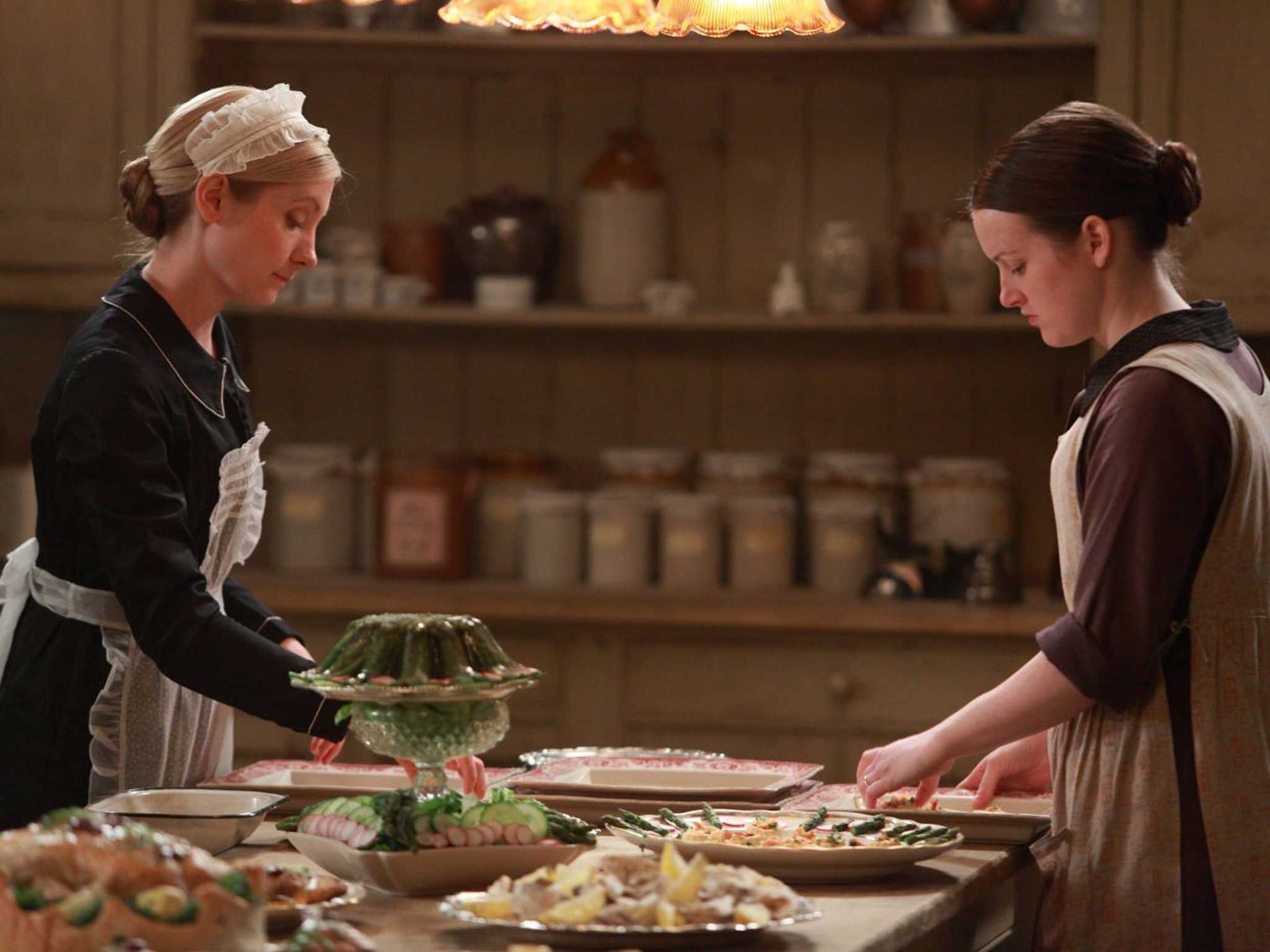 Past masters: few recipes survive from the kitchens of great houses like the one in 'Downton Abbey'