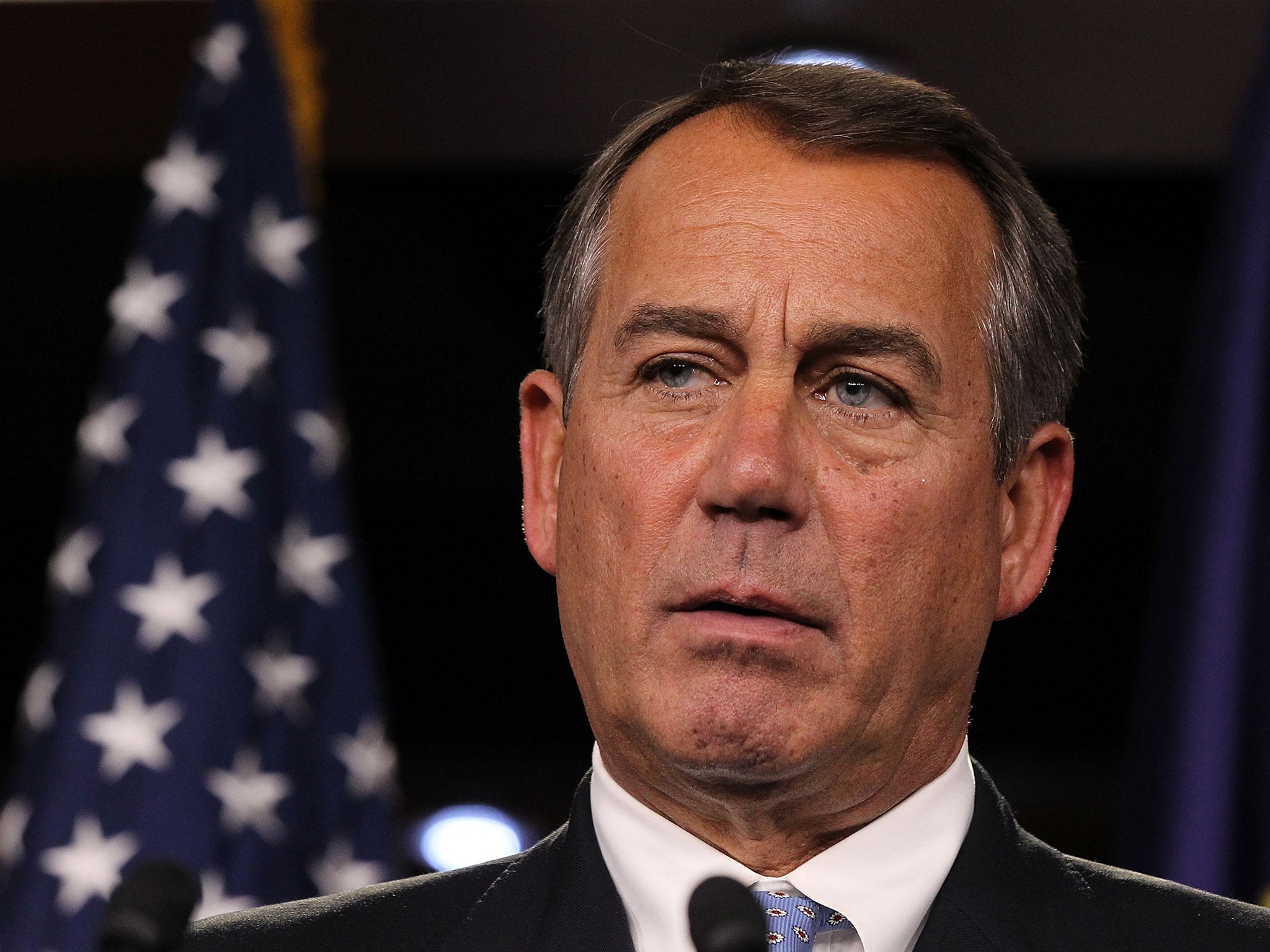Speaker of the House of Representatives John Boehner, found itself without enough backing on its own side after a number of GOP representatives defected at the last minute