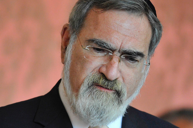 Lord Sacks said the Government should recognise marriage in the tax system