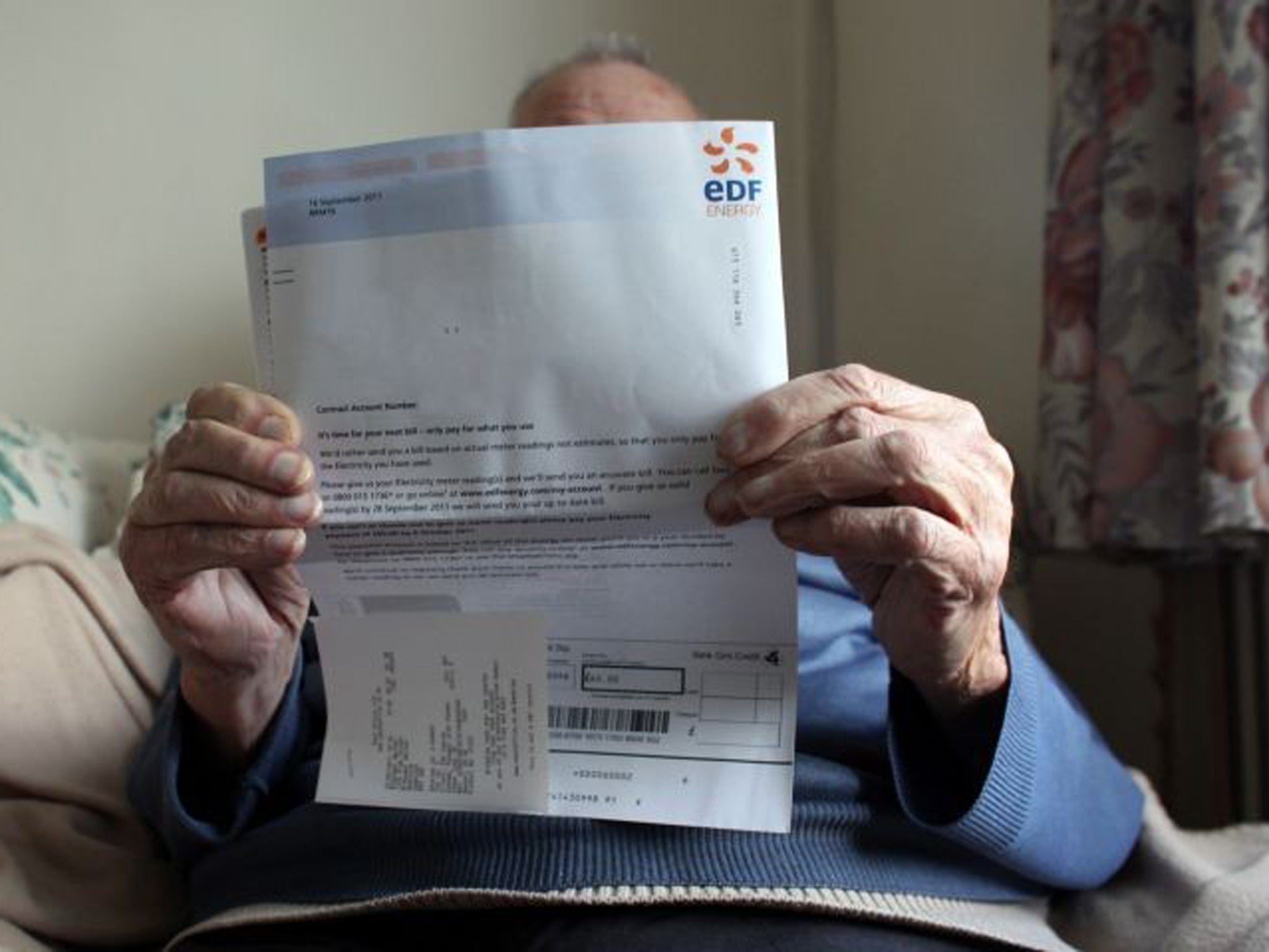 Older people on fixed incomes can struggle to meet the rising cost of their fuel bills
