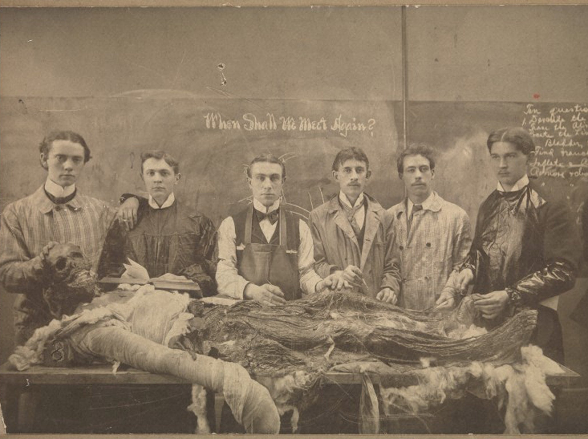 Victorian medical students learn to make light of death