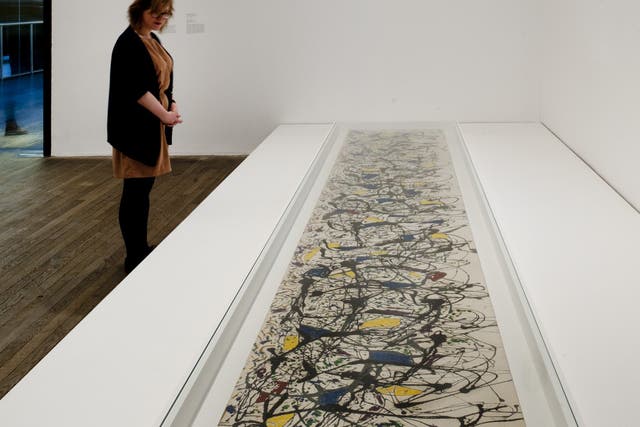 Jackson Pollock’s Summertime, at A Bigger Splash in the Tate Modern