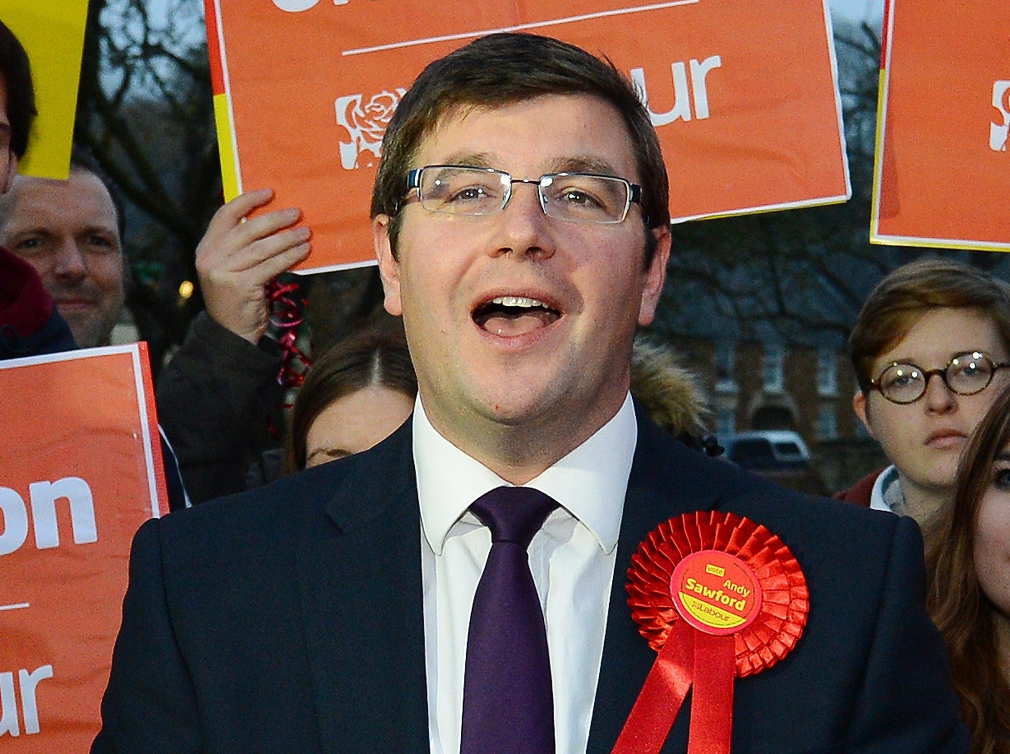 Corby’s new MP Andy Sawford on Friday