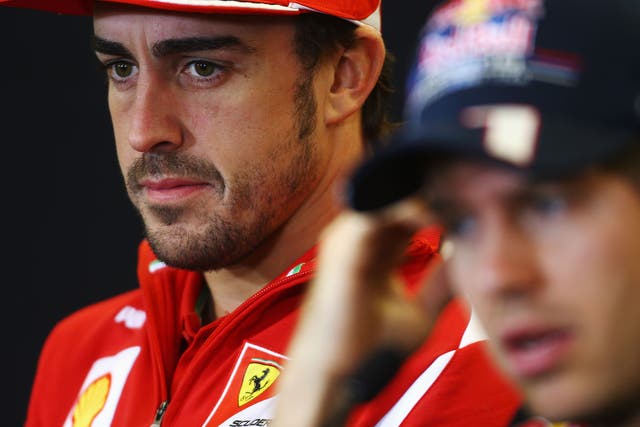 Fernando Alonso will start the US Grand Prix seventh, on the clean side of the grid