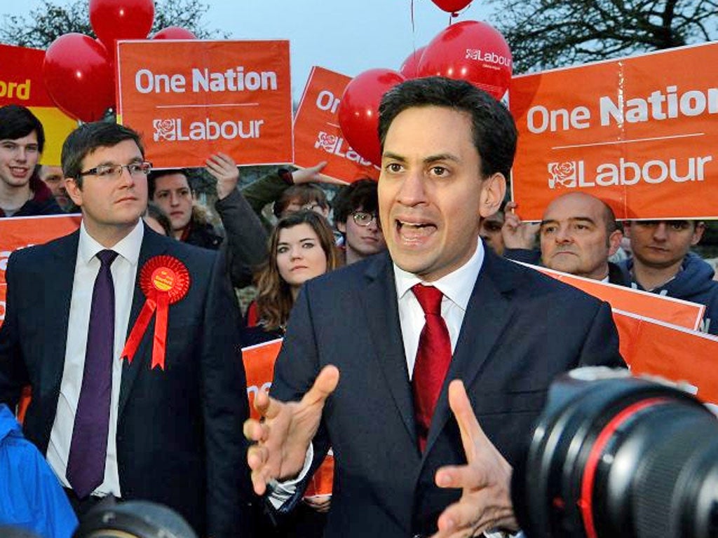 Ed Miliband: The Labour leader has said that he is a ‘conviction
politician’