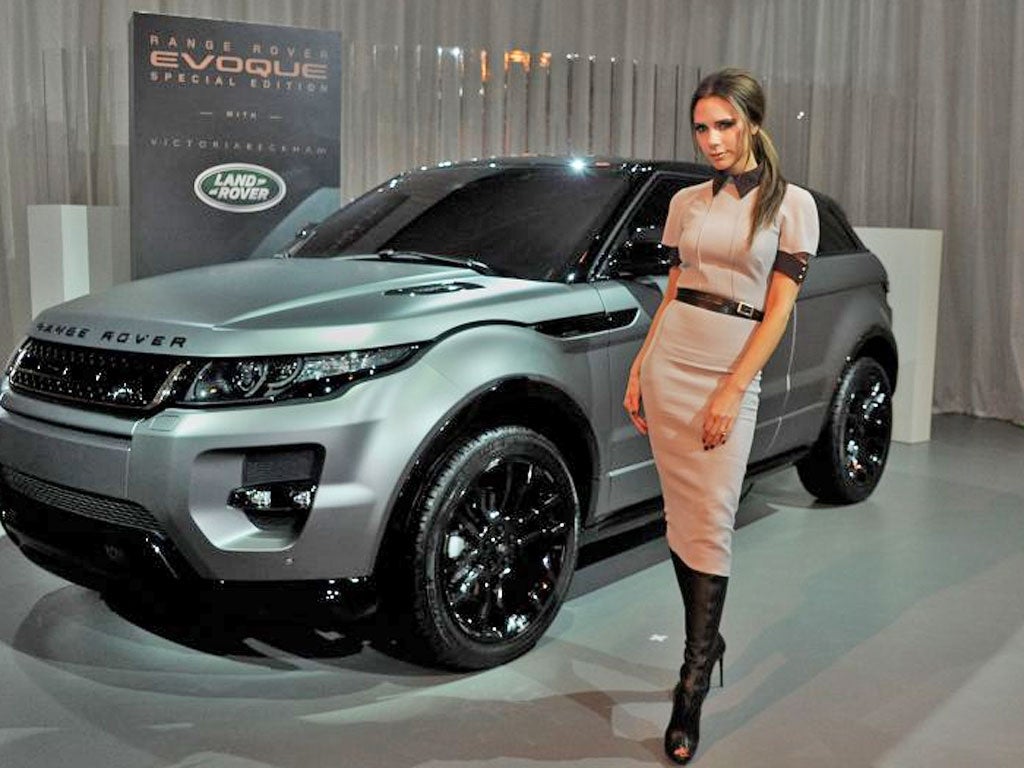 Victoria Beckham at the launch of the Evoque Special Edition in Beijing this year