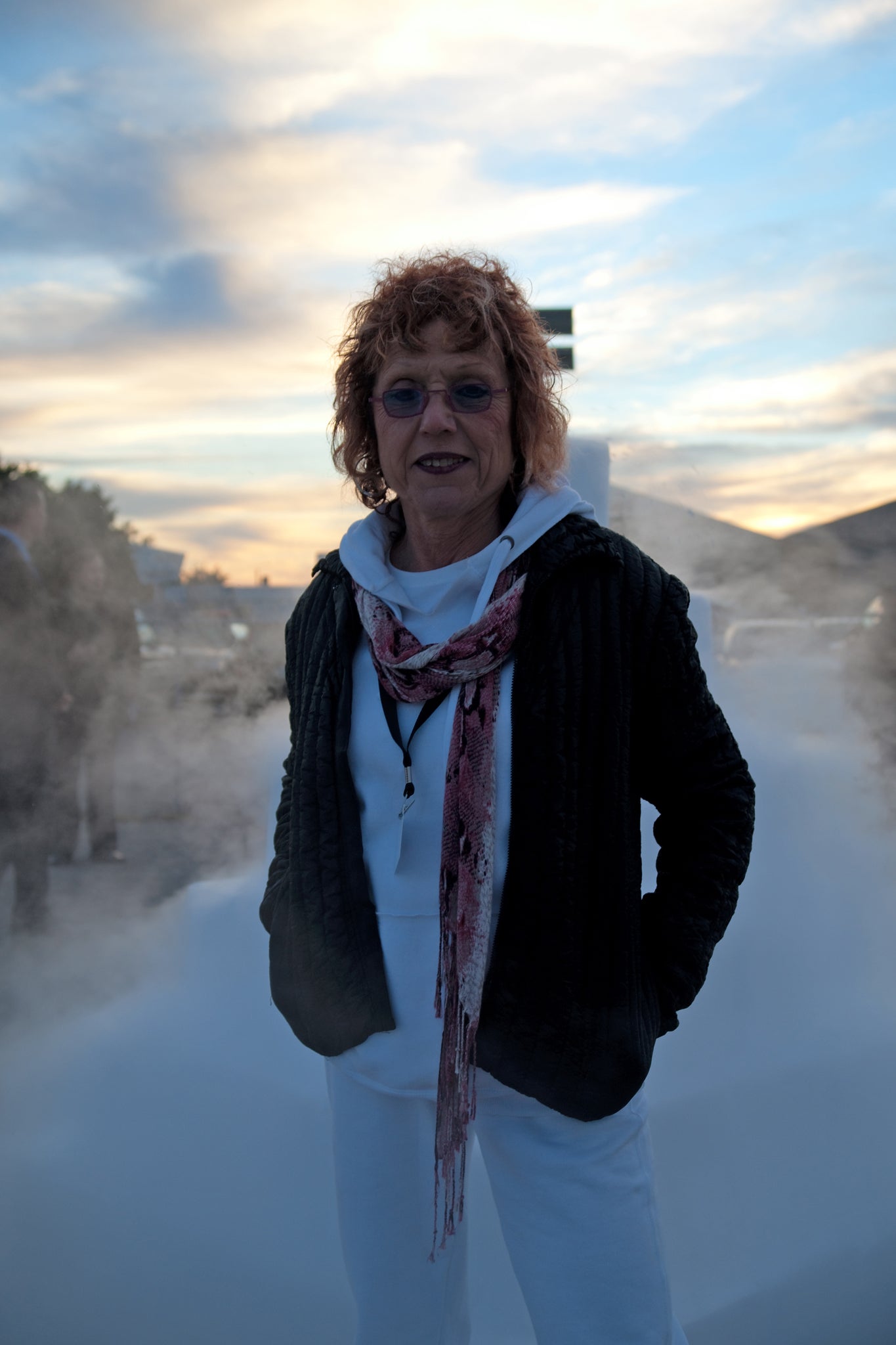 Judy Chicago
Judy Chicago at the Sublime Environment performance, 2012