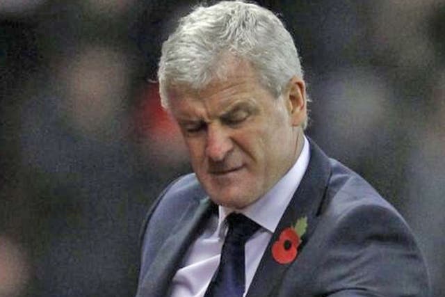 Mark Hughes: The QPR manager did not oversee training yesterday
