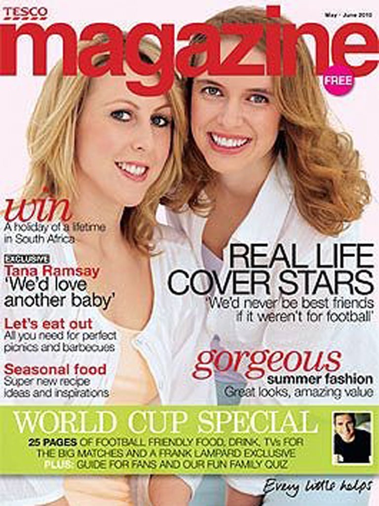 Tesco Magazine began in 2004 and is distributed in the entrances of 800 stores