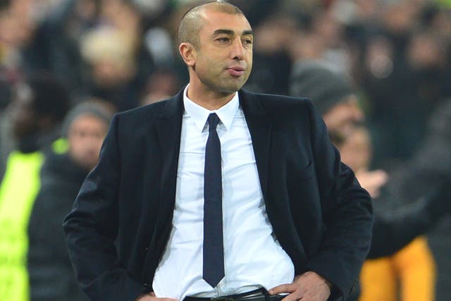Roberto Di Matteo faces up to defeat in Turin