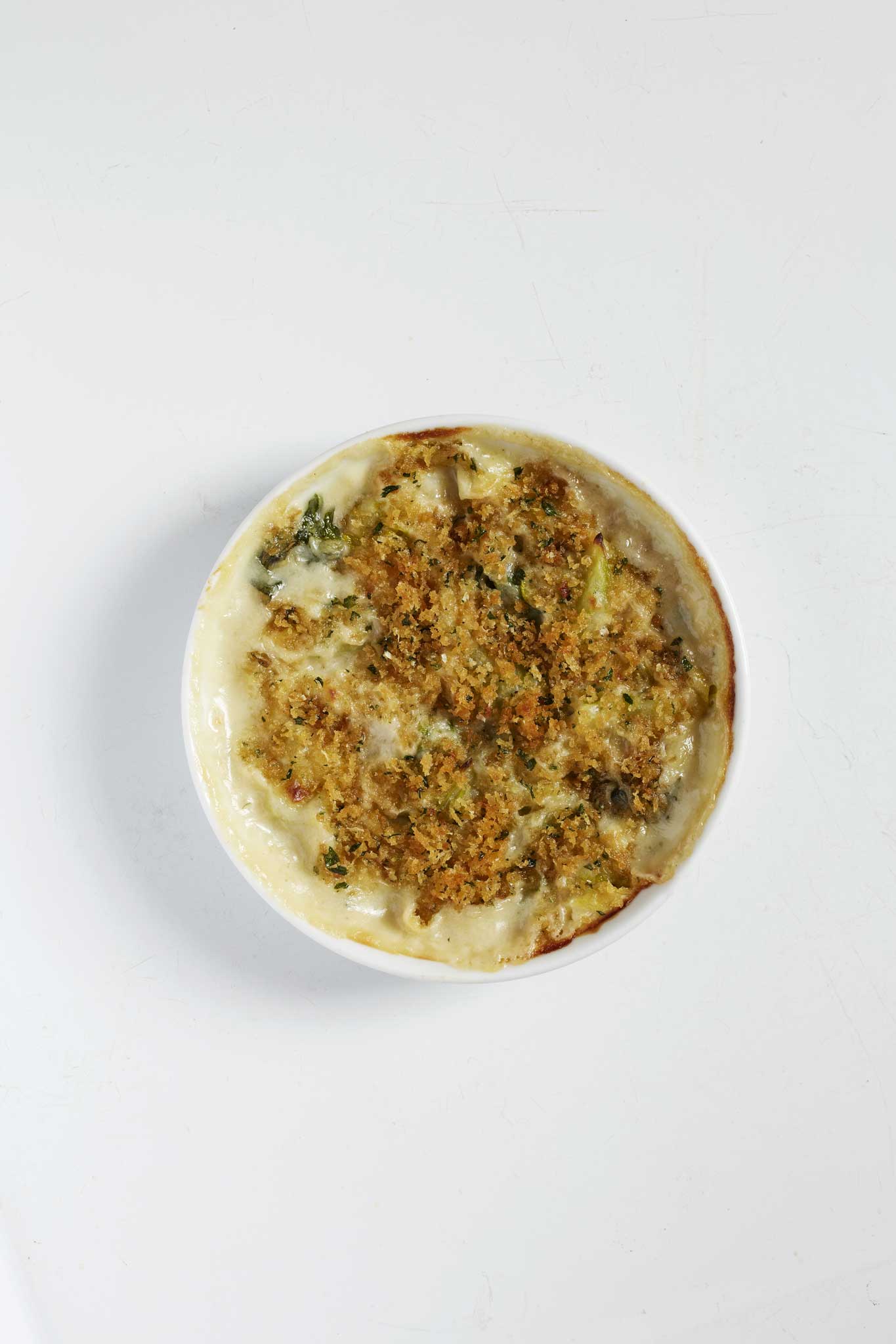 Celery gratin can be served with meat or fish and even as a vegetarian main course