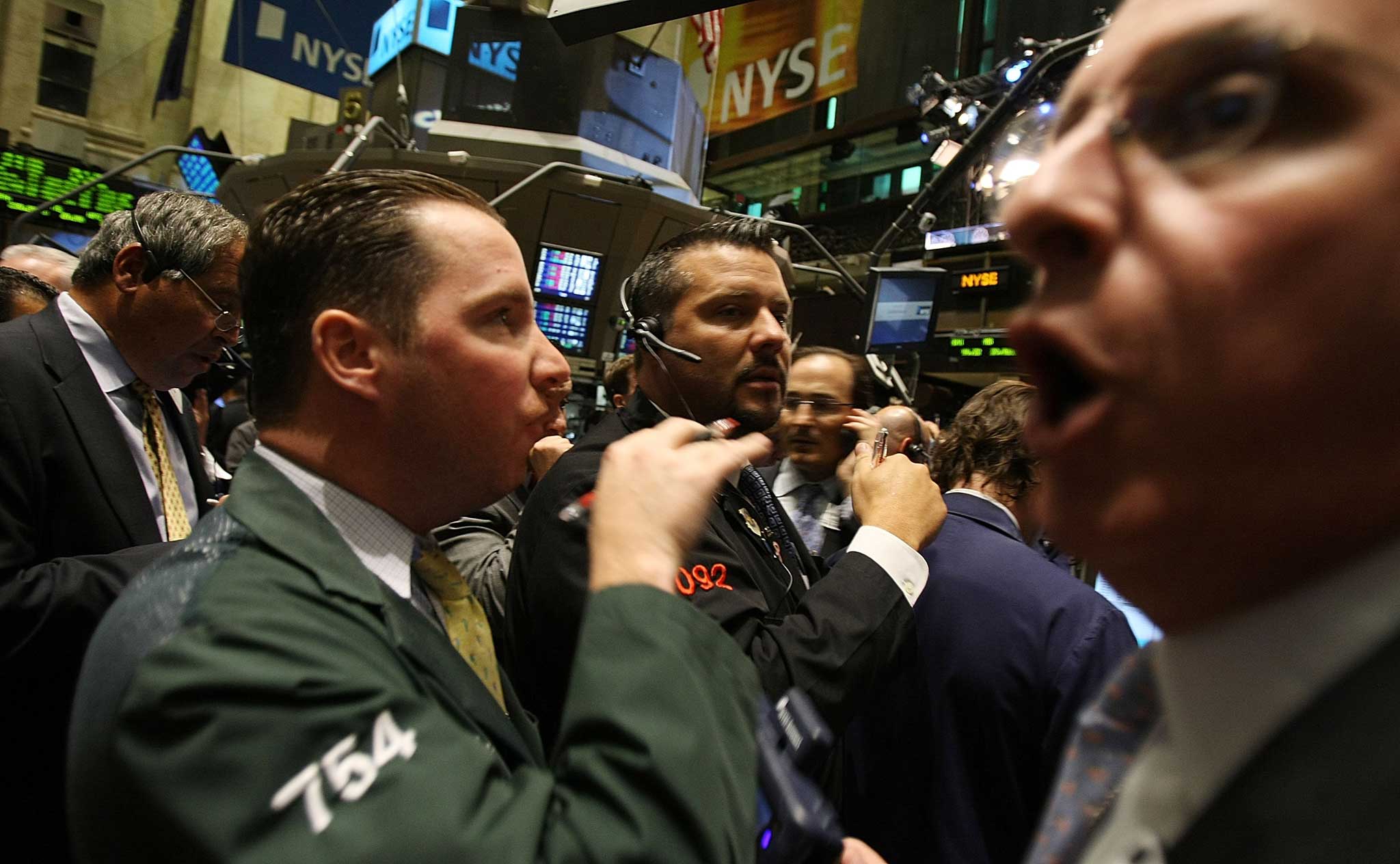 Out-of-the-box thinking?: Traders at the New York Stock Exchange September 17, 2008
