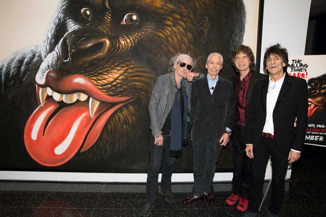 Free spirit: The Rolling Stones are celebrating their 50th anniversary