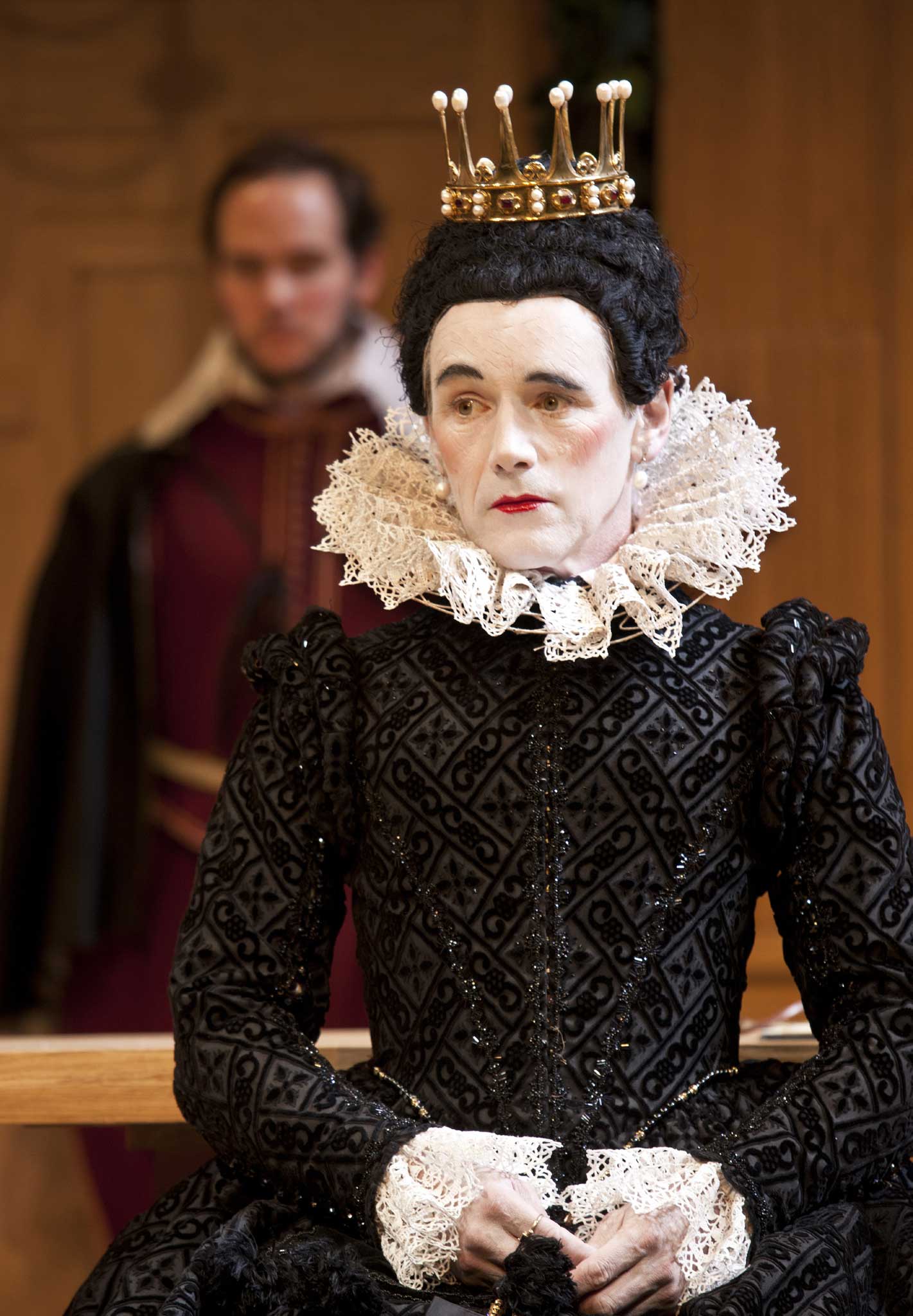 Genius for reinvention: Mark Rylance as Olivia in 'Twelfth Night'