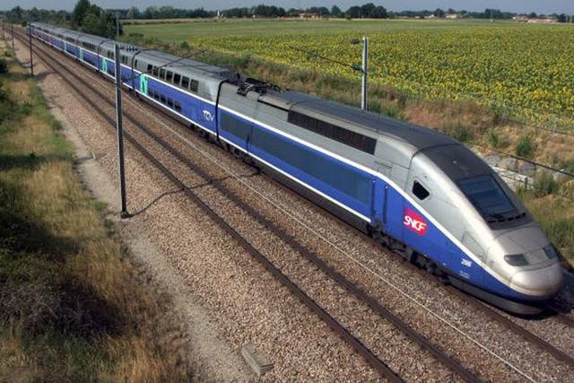 <p>The incident occurred on an SNCF train </p>