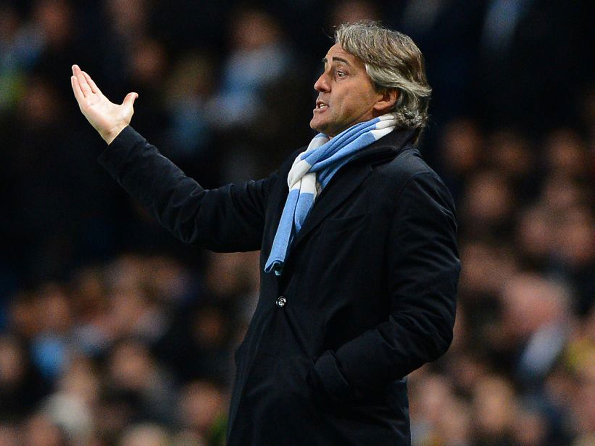 Roberto Mancini will be handed no funds for players in January