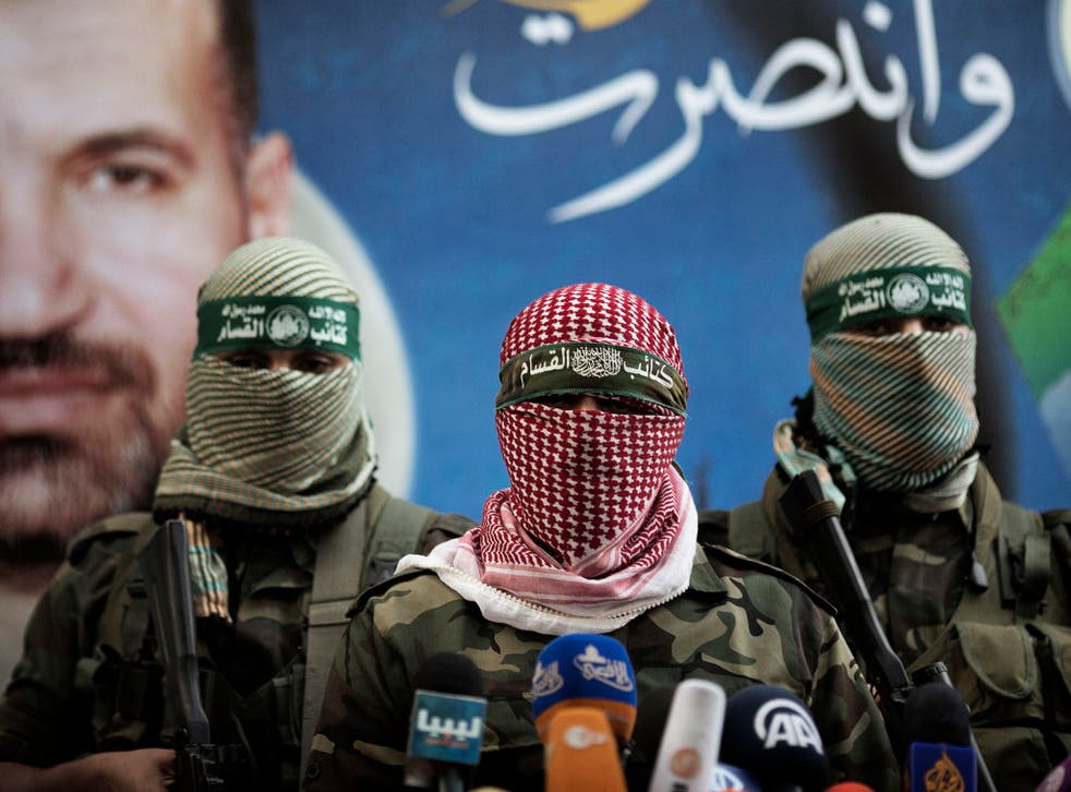 Members Hamas Armed Wing Alqassam Brigades Take Editorial Stock Photo Stock Image Shutterstock