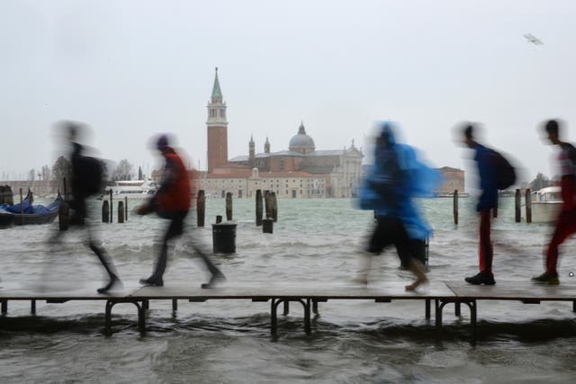 High tide: Venice under ‘acqua alta’