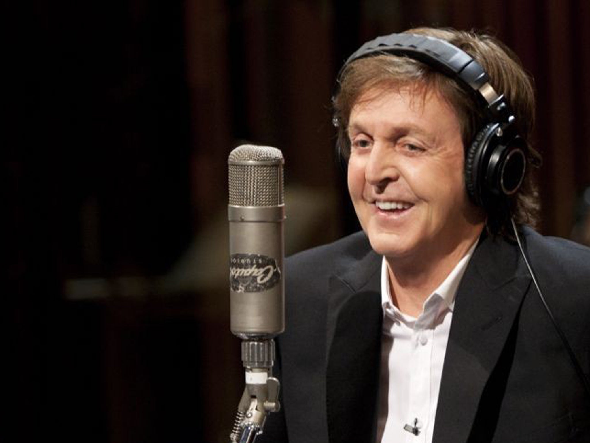 Paul McCartney at Capitol Records for 'Kisses On The Bottom'