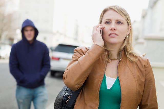 Changes to the laws governing stalking have been welcomed by victims (picture posed by model)