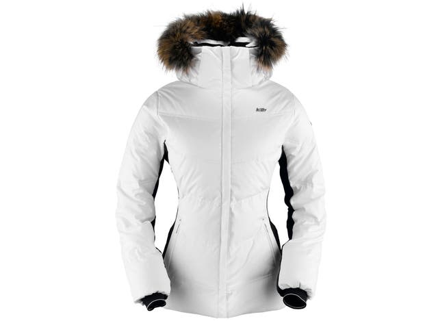 Killy Nymphe Down jacket: The fur trim might be faux but there’s nothing fake about its 650-fill duck down insulation. The exterior materials are waterproof and breathable, and have a little stretch for a slimline, tailored look. (£550; killy.com).