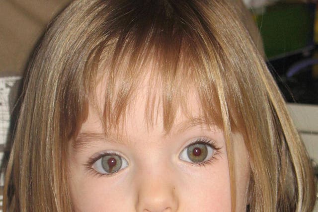 Madeleine McCann, who disappeared in the Praia de Lux resort in Portugal