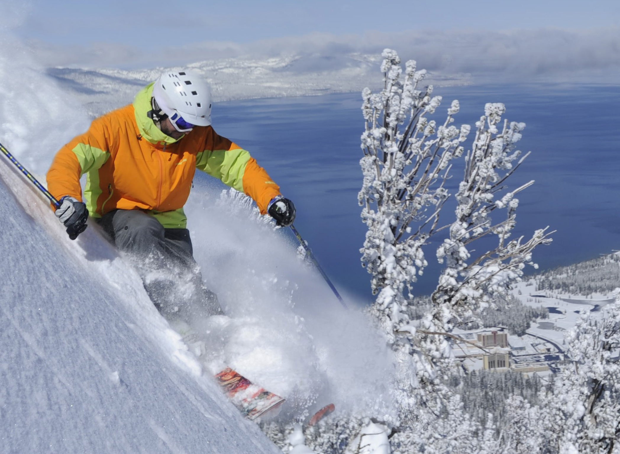 Heavenly’s pistes, Lake Tahoe