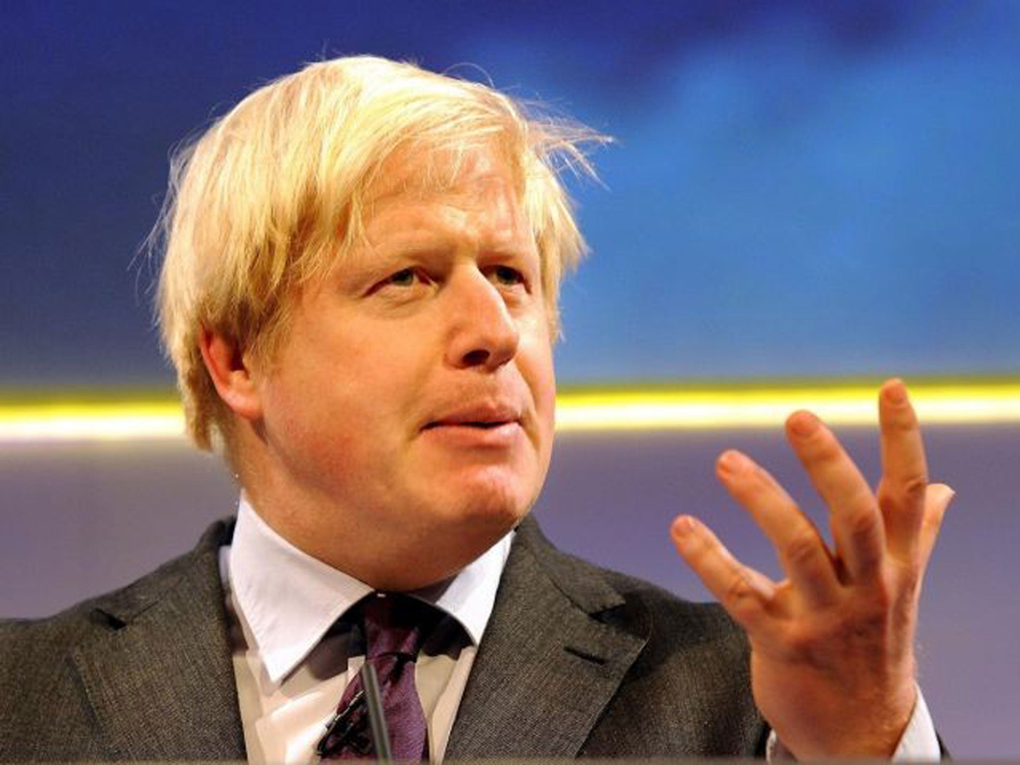 With his wild mess of blonde hair and an instantly recognisable bumbling demeanor, Boris Johnson is one of the most famous politicians in Britain; but as he discovered during the first part of a business trip to India today - his fame hasn't quite reached the streets of Delhi.