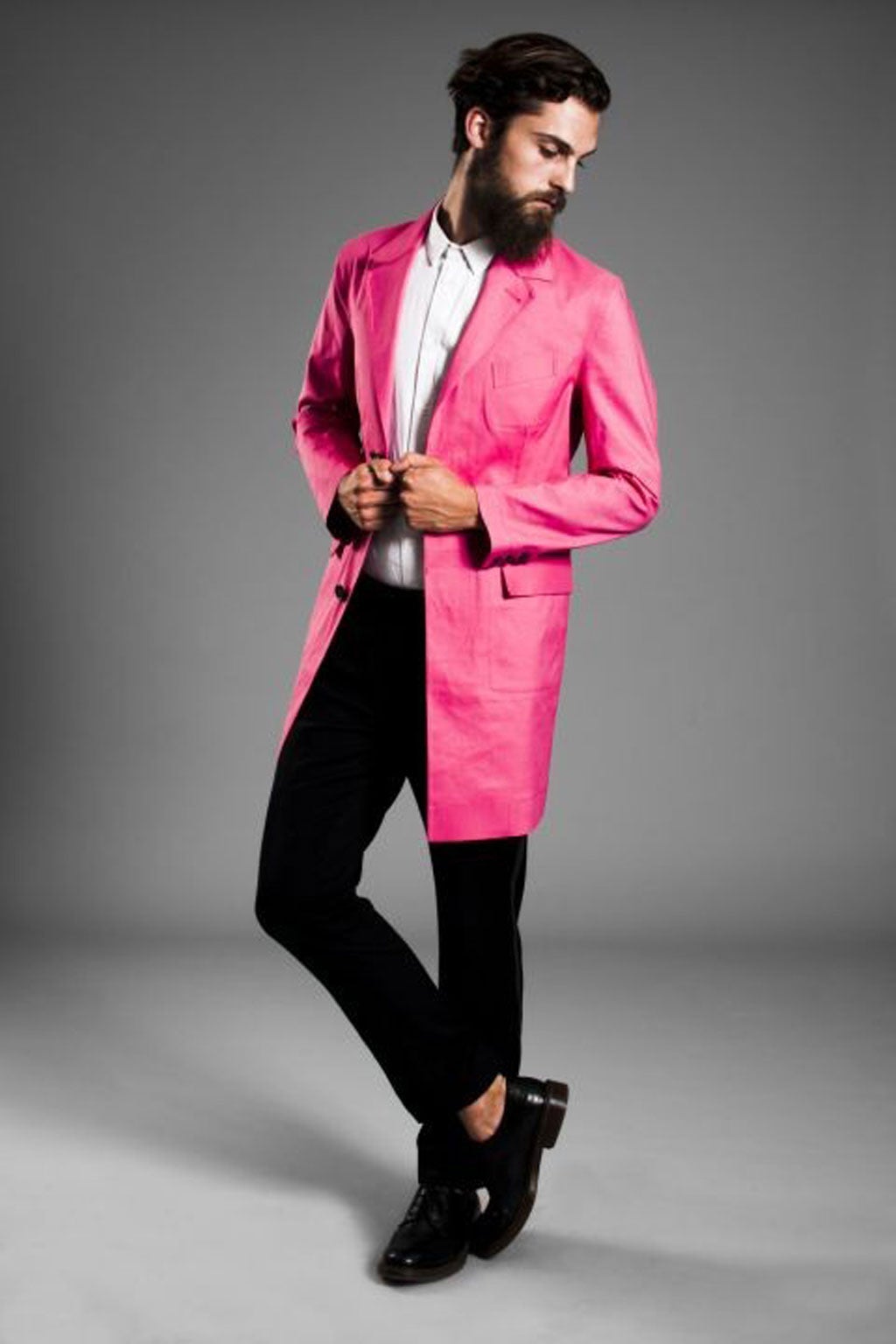 Brave the elements: Hancock’s range of rubberised macs for men and for women mixes classic with cool to keep you warm and dry; from £685, hancockva.com