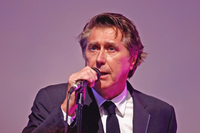  Singer Bryan Ferry performs on stage