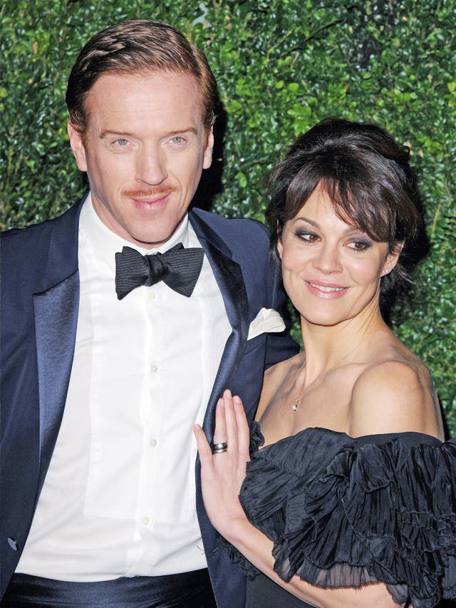 Damian Lewis and Helen McCrory at the awards last night